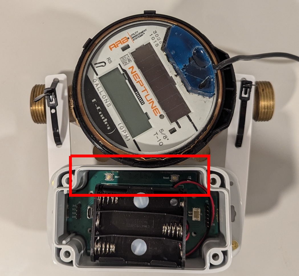 Hardware v0.4 installed Top View